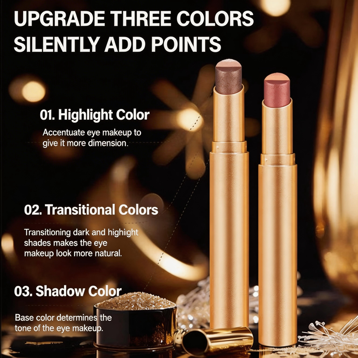 ✨Luxury 3-Tone Eyeshadow Stick✨