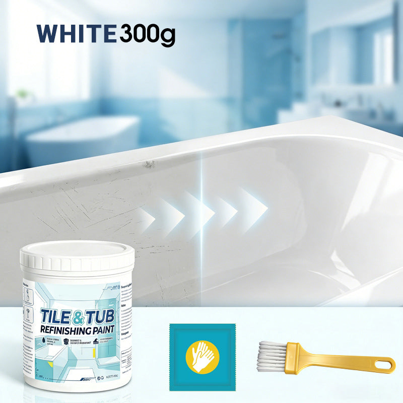 🥳2026 HOT SALE🥳🛁🎨 60% OFF! Tile & Tub Refinishing Paint Kit – Waterproof, anti‑slip finish. Covers stains & cracks. Easy DIY, no pro needed. ✨🛡️