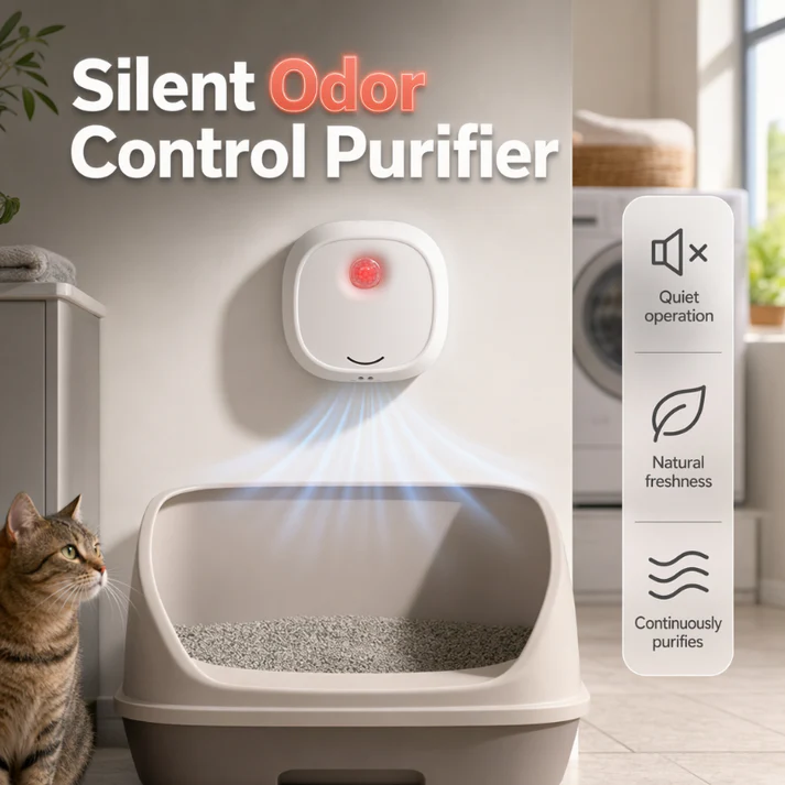 Say Goodbye To Unpleasant Odors With It! Smart Quiet Pet Odor Eliminator