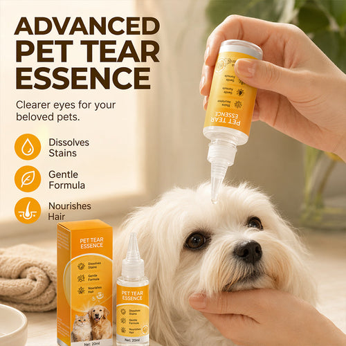 🐶 Goodbye Tear Stains — Gentle Pet Eye Stain Remover Drops