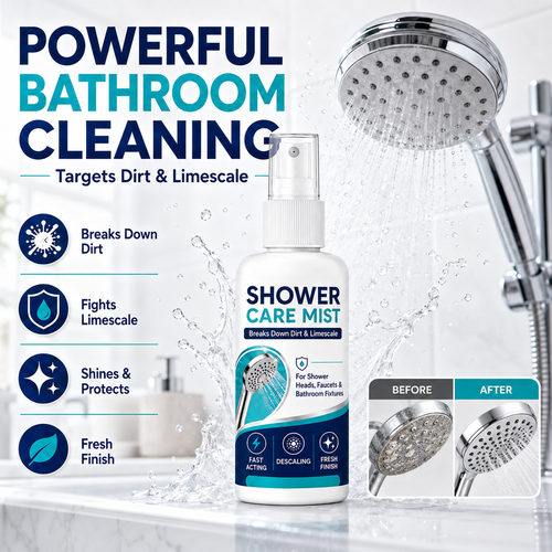 🚿✨Fast-Acting Shower Limescale Remover Spray