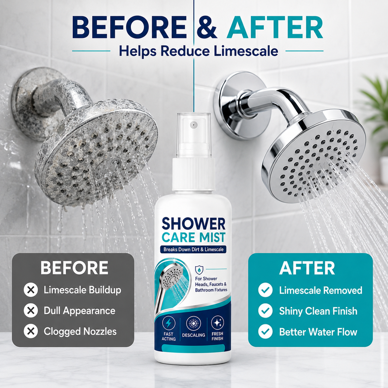 🚿✨Fast-Acting Shower Limescale Remover Spray