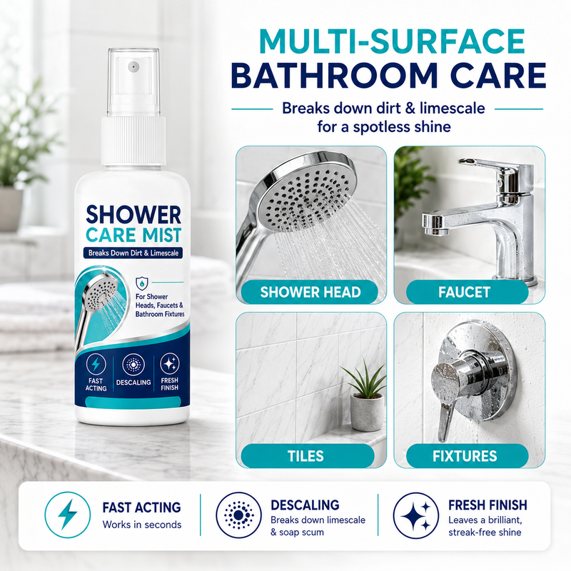 🚿✨Fast-Acting Shower Limescale Remover Spray