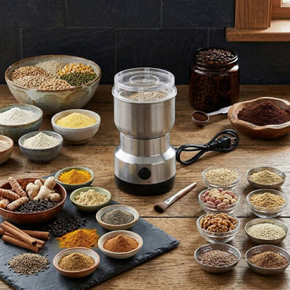 🚀 High-Speed Stainless Steel Grain Grinder