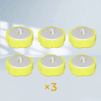 6 Lemon-Scented Brush Heads