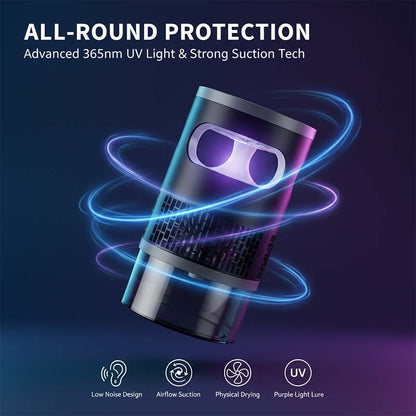 Ultra-Quiet Bionic UV Suction Mosquito Trap