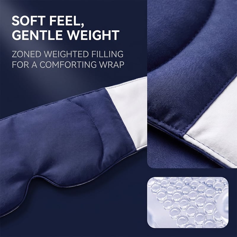 Weighted Micro-Pressure Deep Sleep Eye Mask